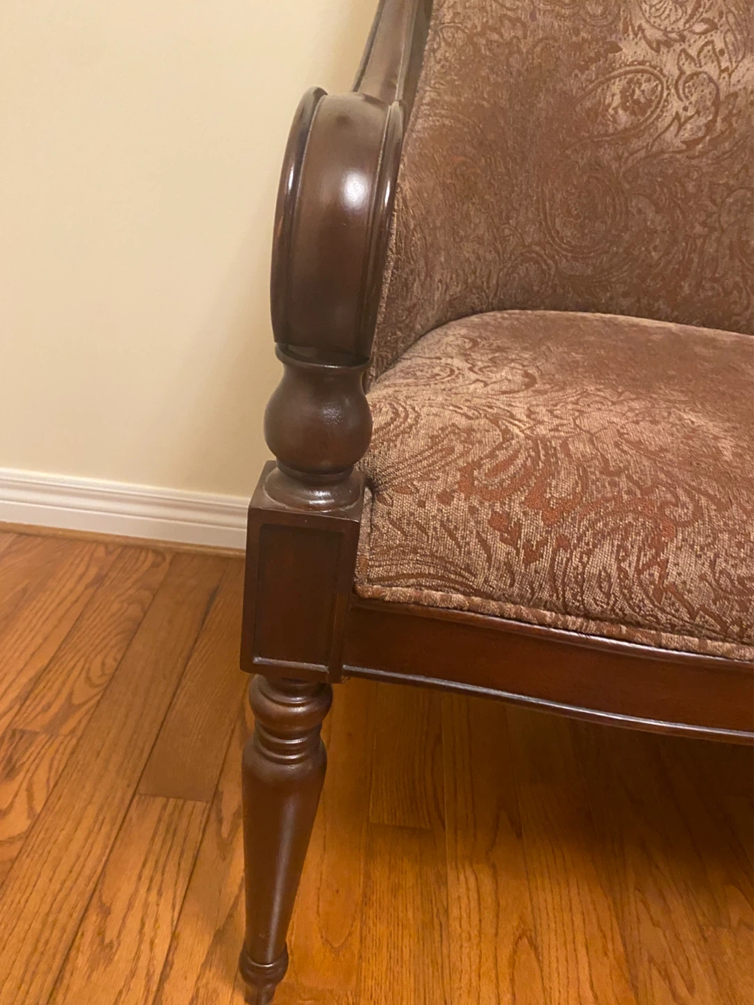 Bombay mahogany settee - photo 3