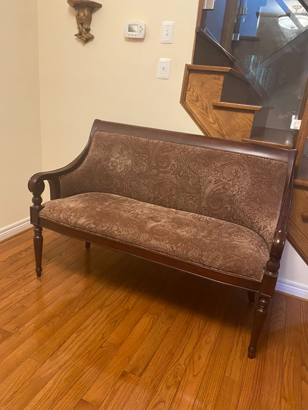 Bombay mahogany settee - photo 2
