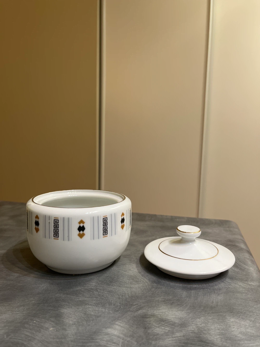 Decorative Sugar Bowl with Lid - photo 2
