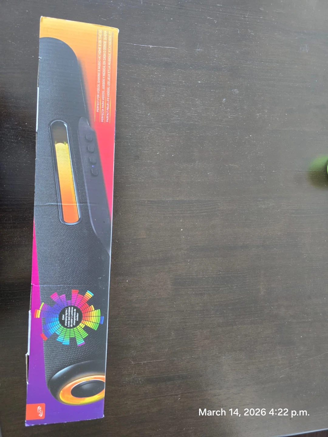Wireless Multimedia Soundbar Speaker with LED Lights (Brand new) - photo 4