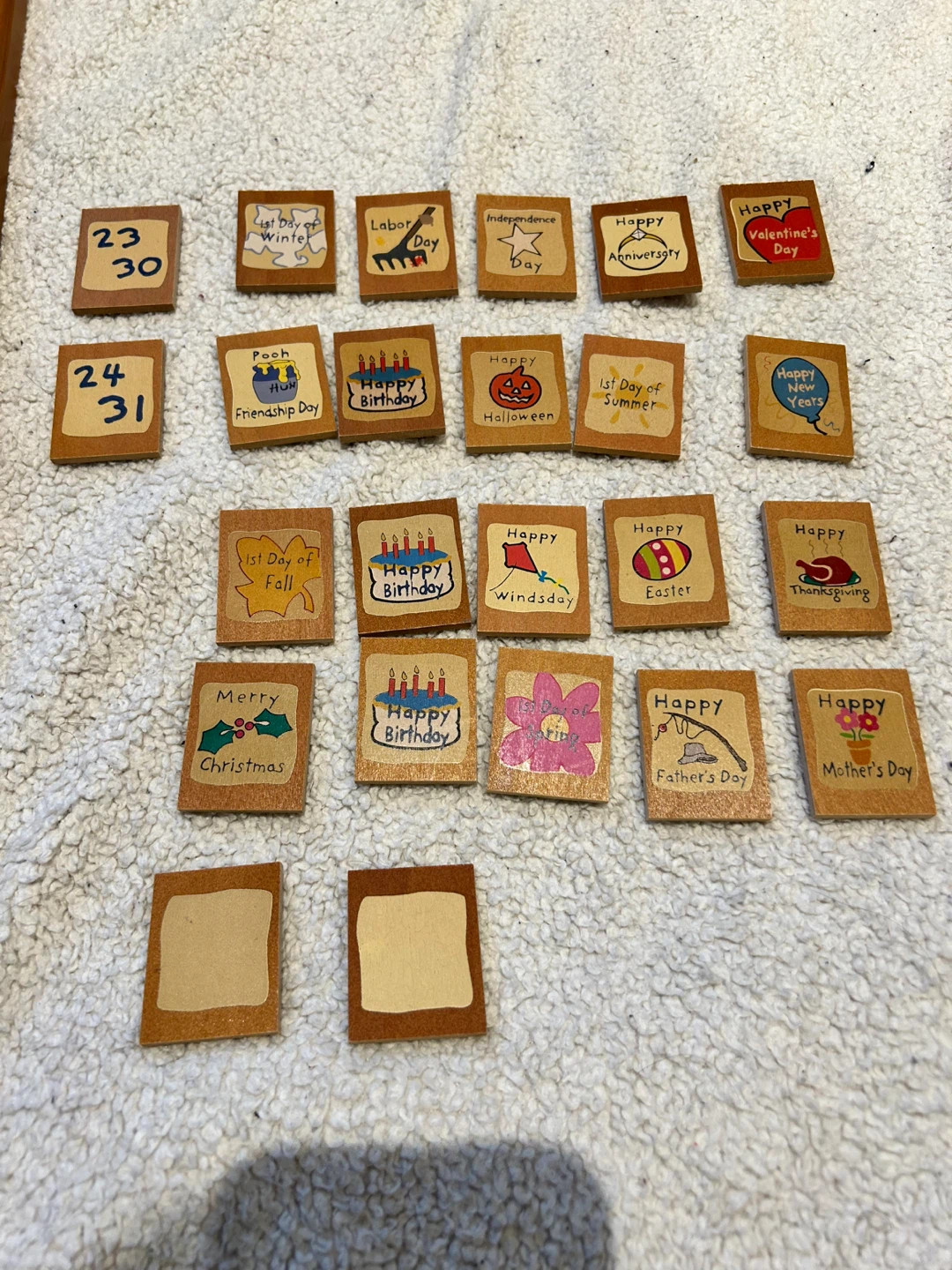 Winnie the Pooh Monthly Collector Plates Set - photo 4