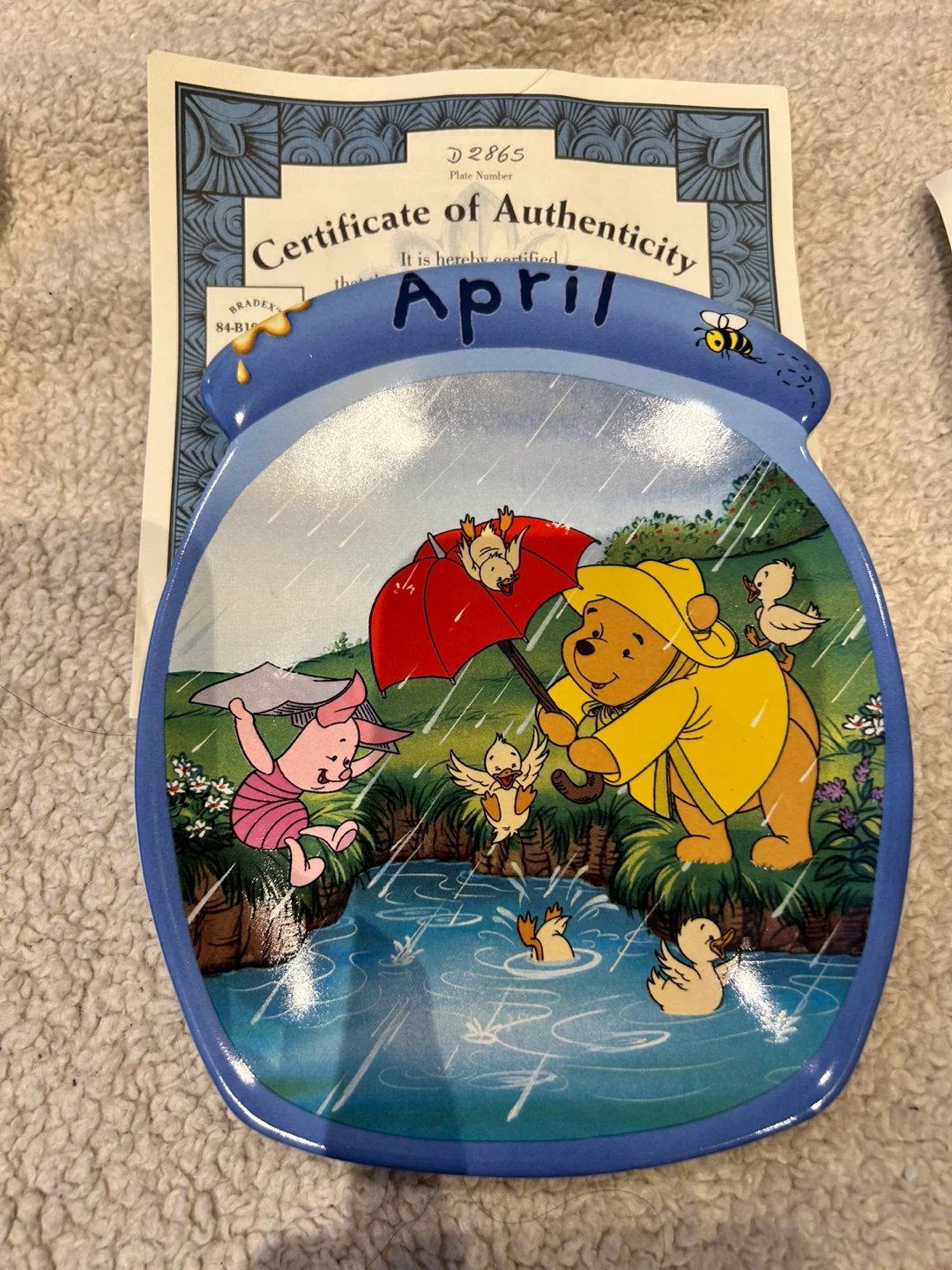 Winnie the Pooh Monthly Collector Plates Set - photo 5