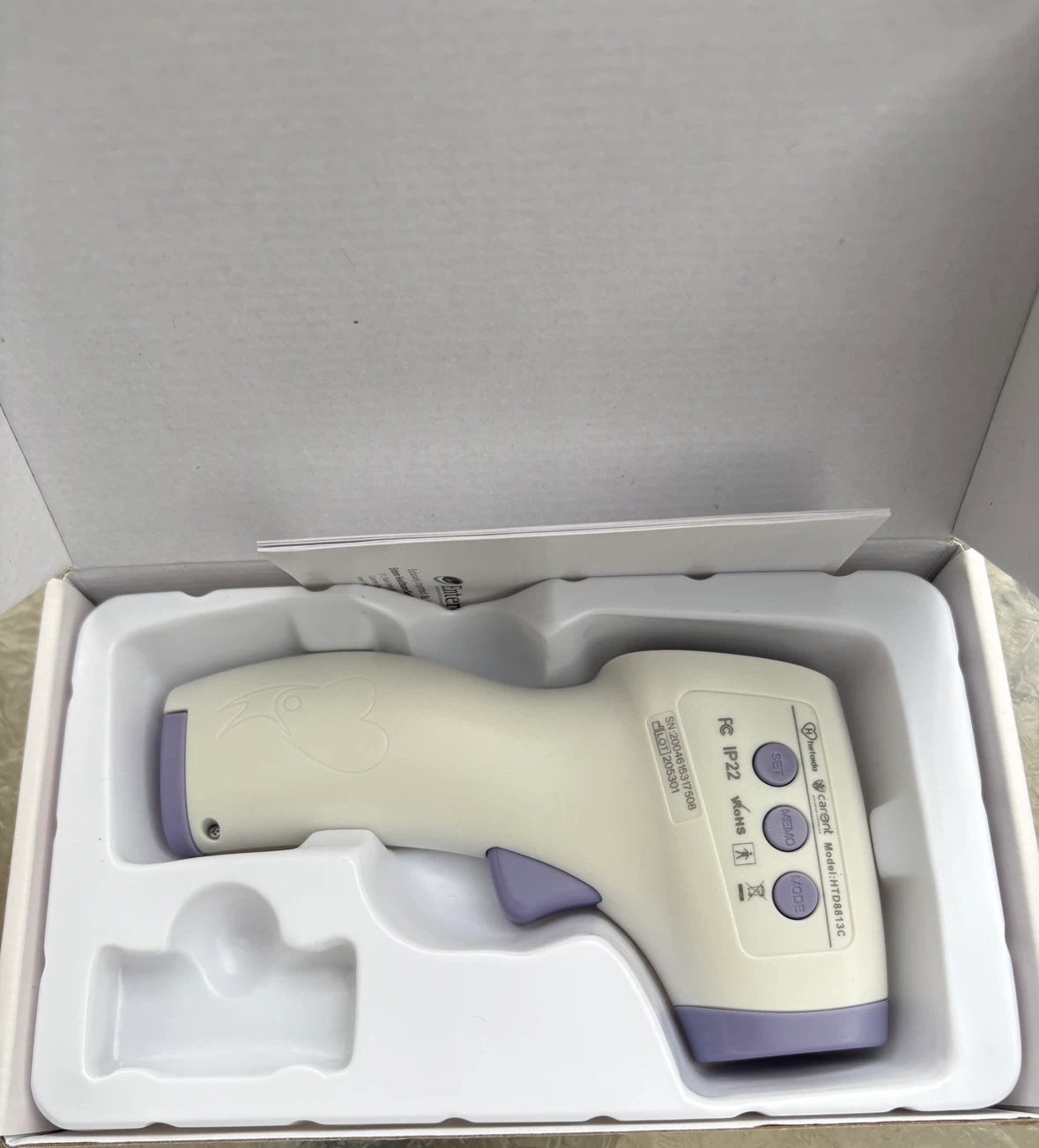 Non Contact Infrared Thermometer HTD8813C - photo 2
