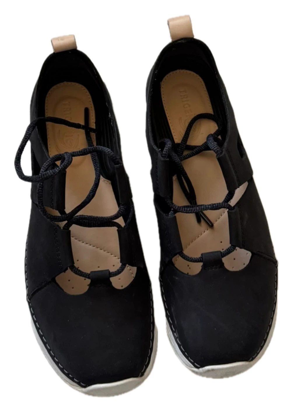 Clark’s Trigenic Black Lace-Up Sandals
