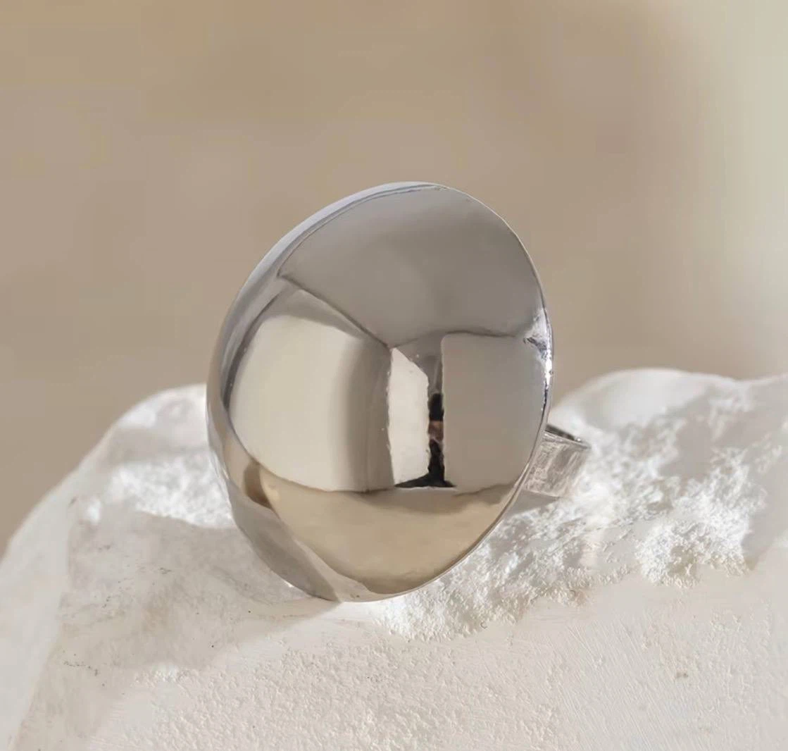 Statement Ring – Silver - photo 2
