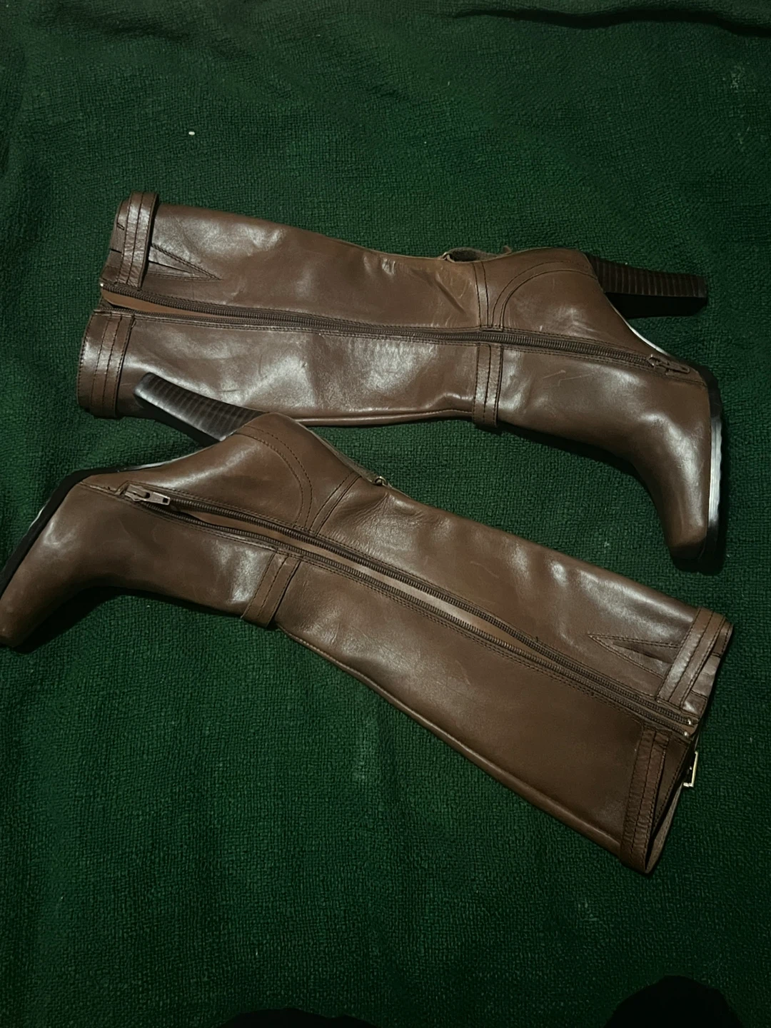 ALDO Brown Leather Knee-High Boots Size 6