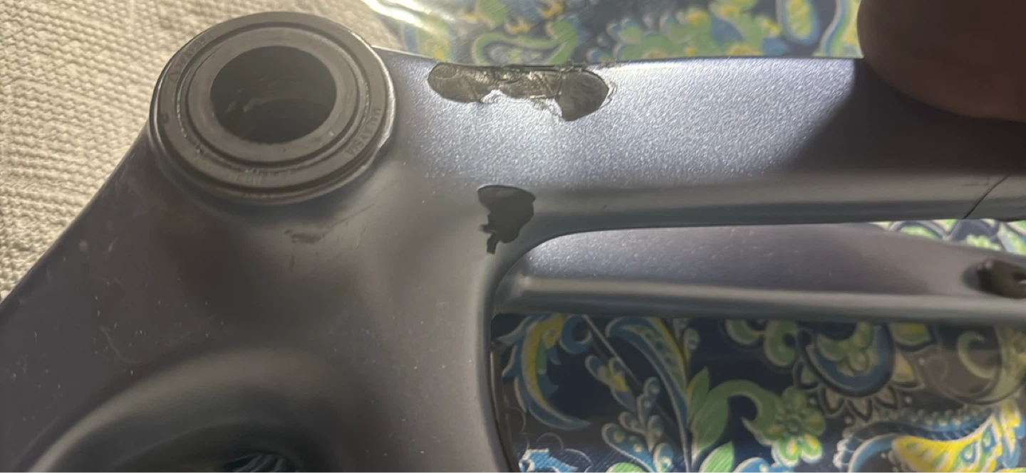 Giant tcr advanced Bicycle frame set CRACKED - photo 3