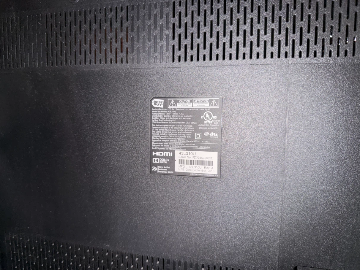 43" Toshiba tv - photo 2