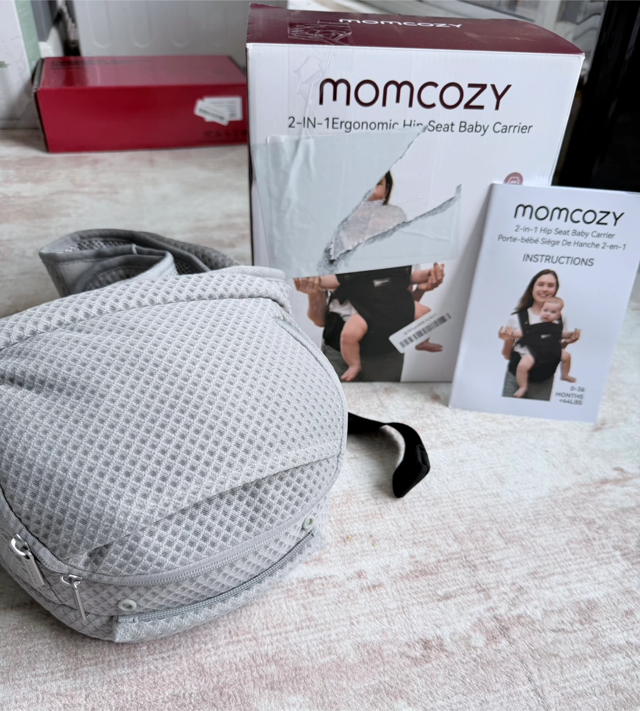 Momcozy 2-In-1 Hip Seat Baby Carrier - photo 2