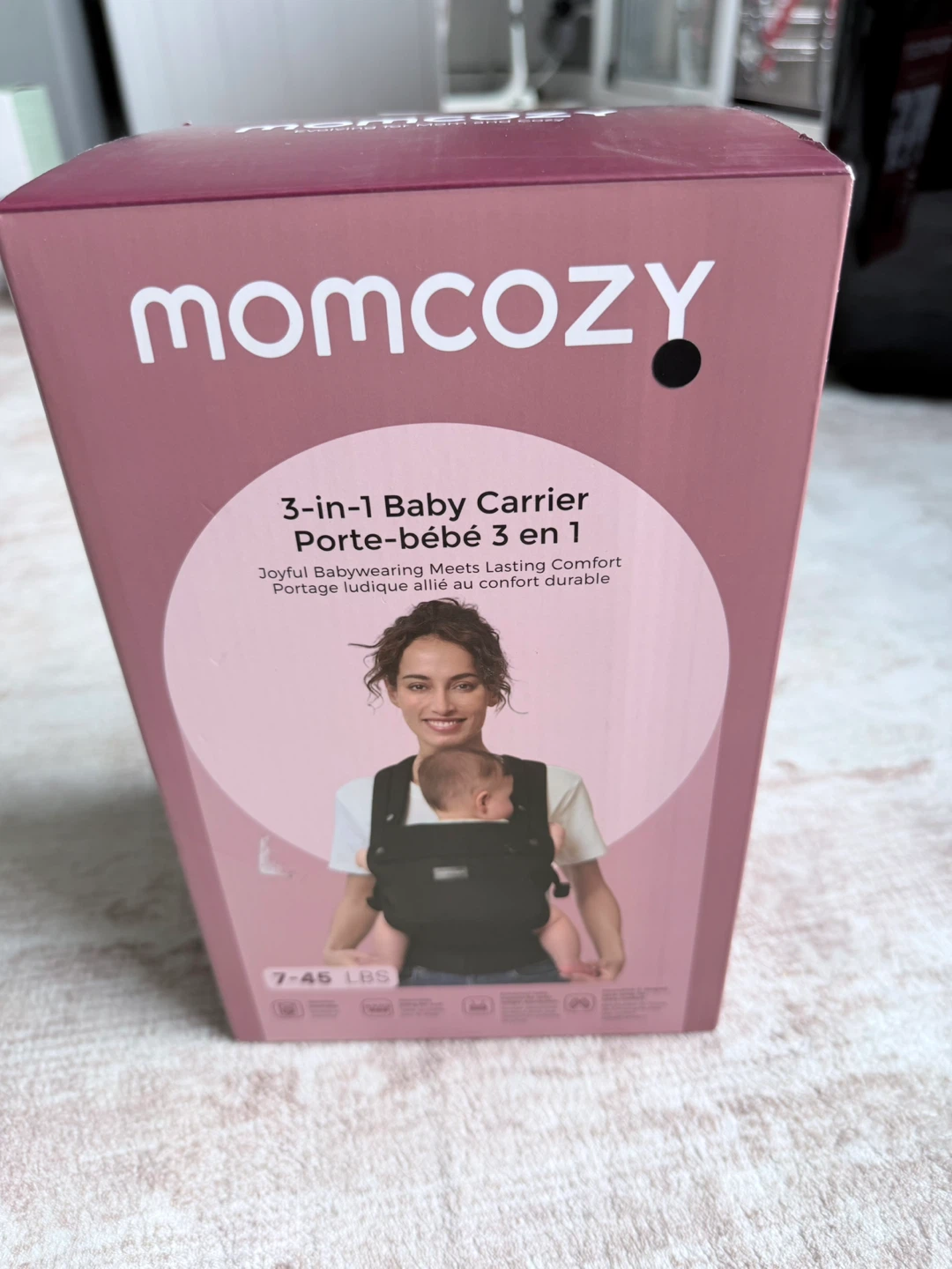 Momcozy 3-in-1 Baby Carrier Sealed Box