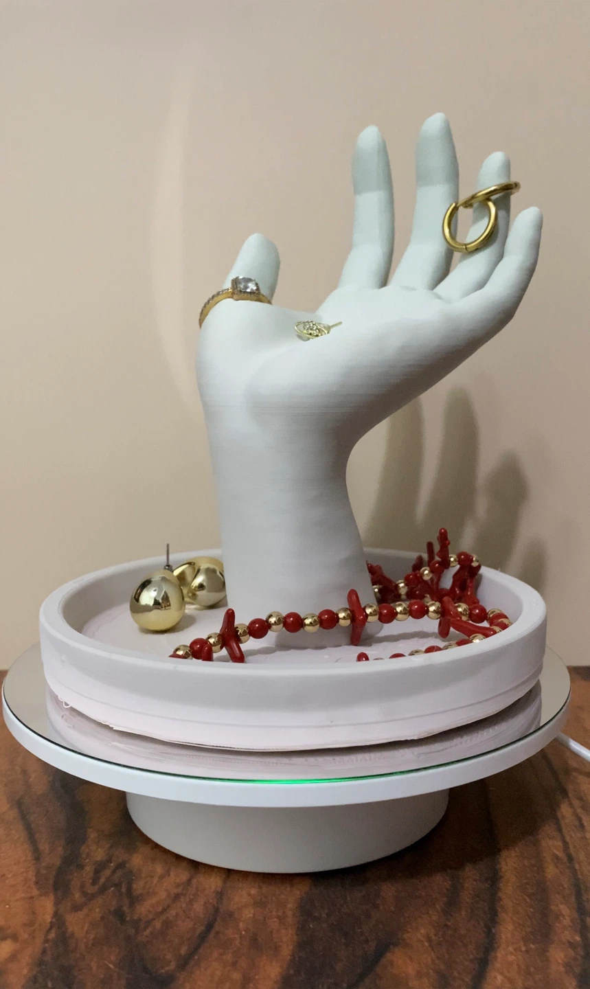 Hand Jewelry Holder and Tray