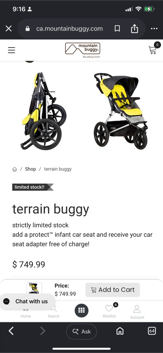 NEW Mountain Buggy Terrain Stroller $749 retails - photo 3