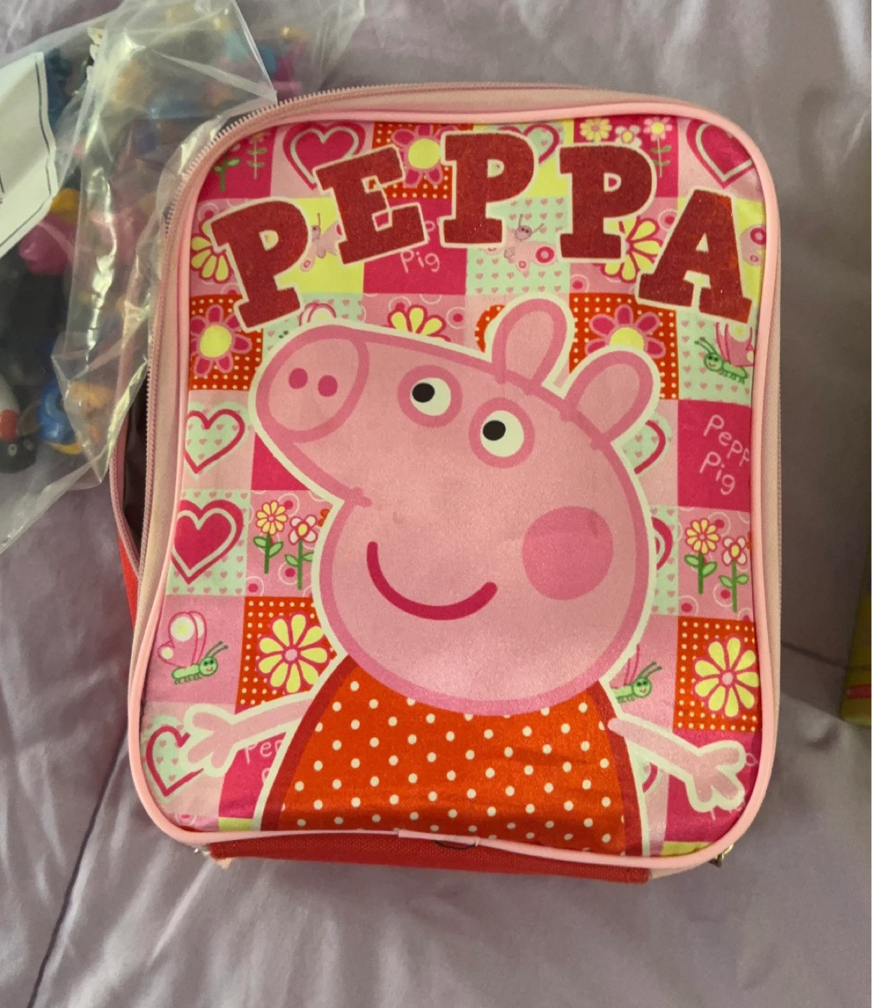 Peppa Pig Lunch Box with Assorted Figurines