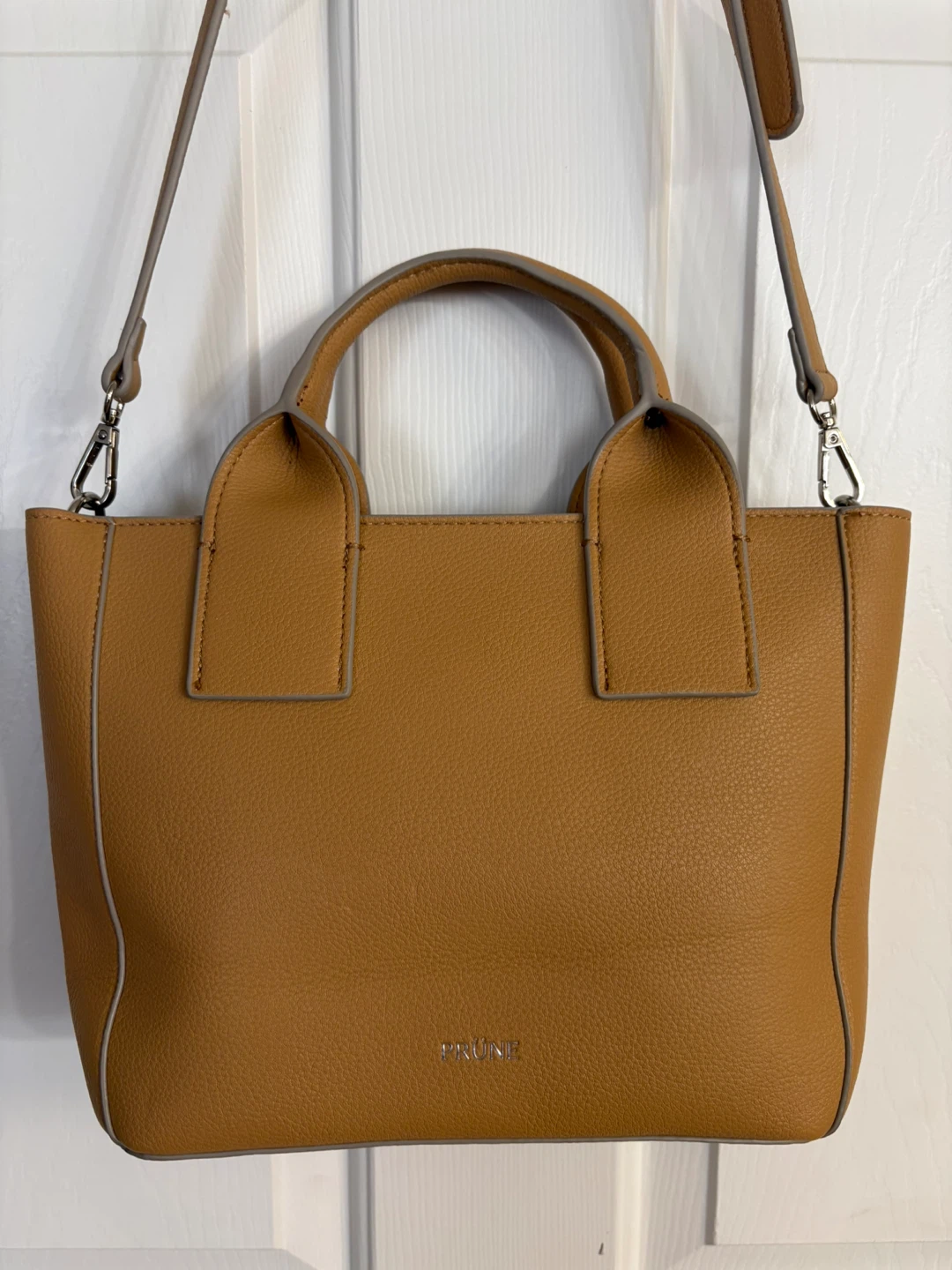 Prüne Liz Leather Tote Bag with Shoulder Strap - photo 2