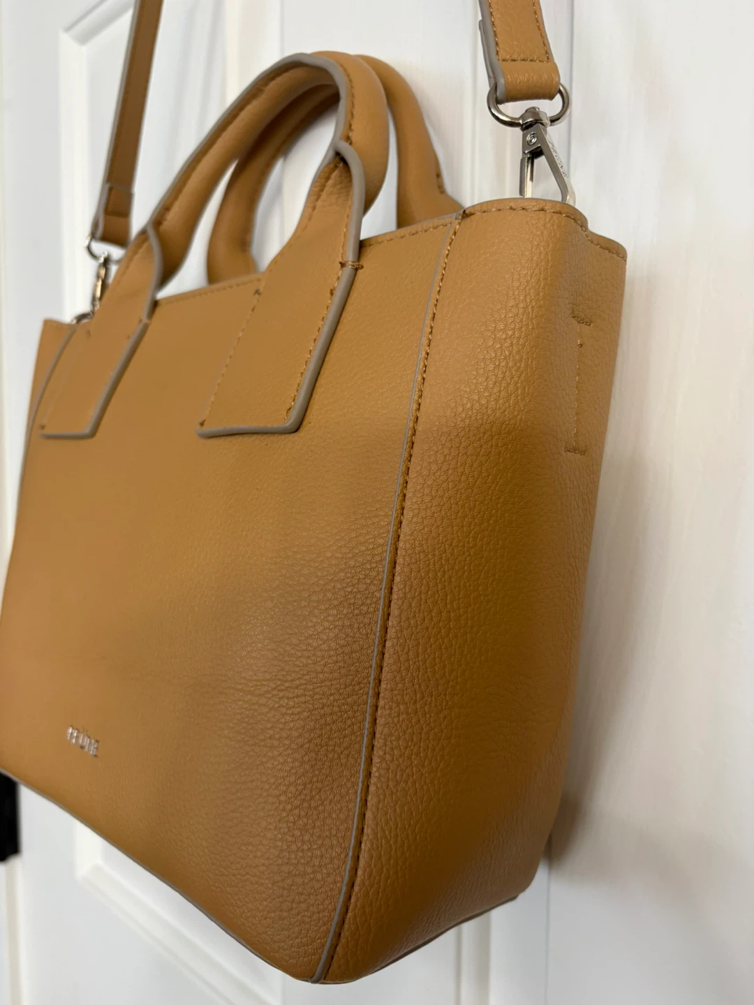 Prüne Liz Leather Tote Bag with Shoulder Strap - photo 5