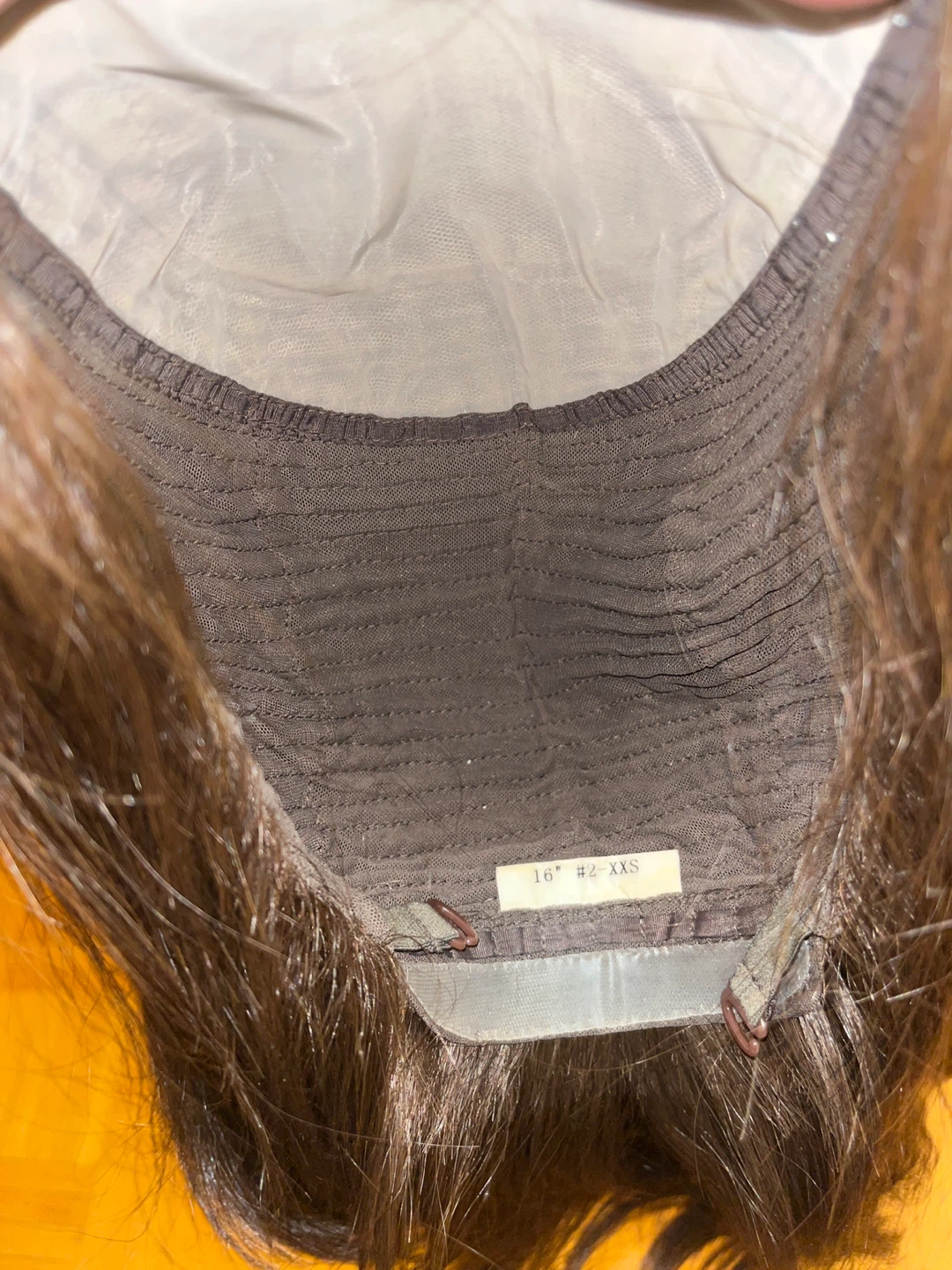 Dark Brown Wig 100% human hair - photo 3