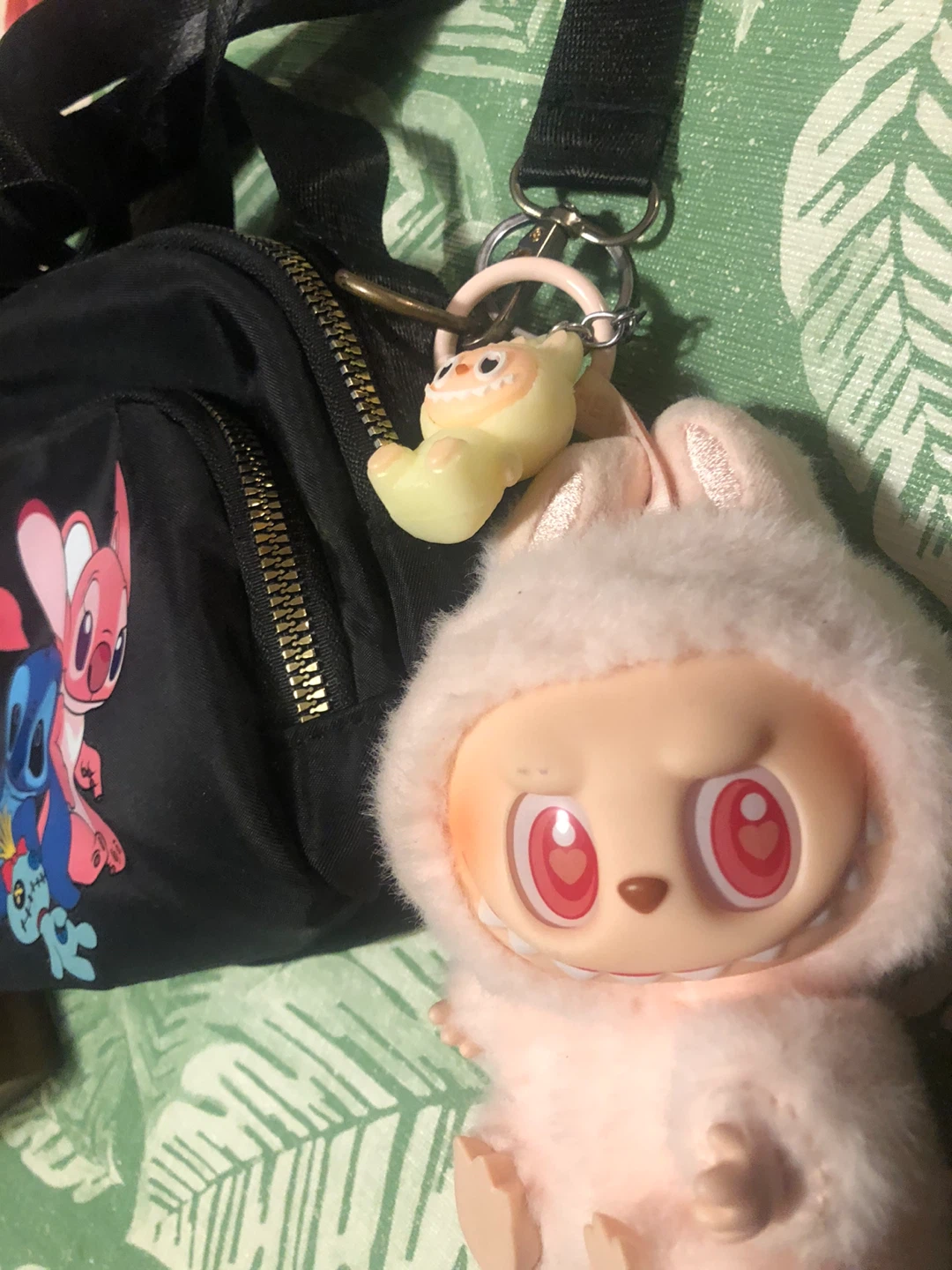 NEW Disney Stitch & Angel purse with Popmart Charms - photo 2