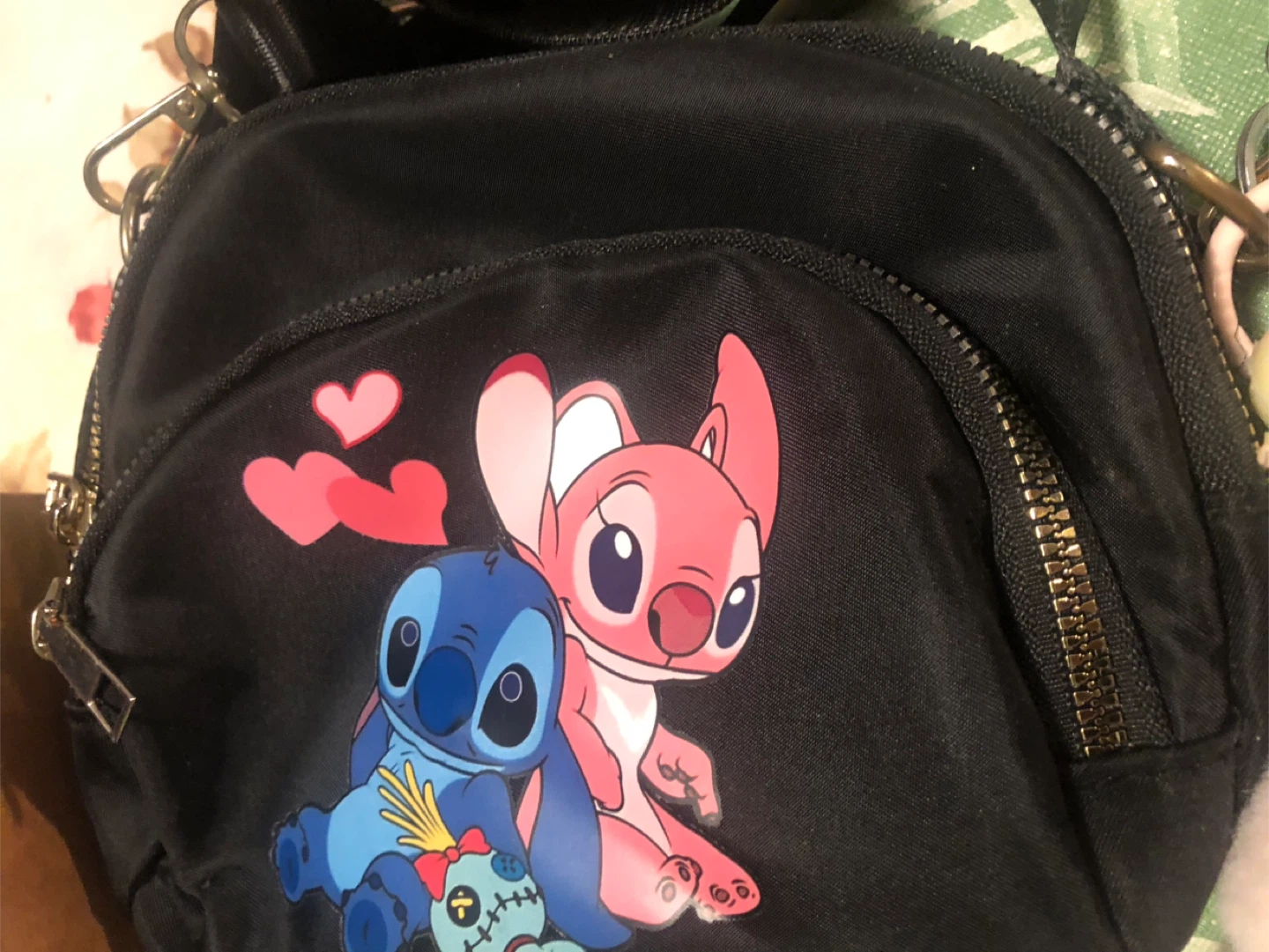 NEW Disney Stitch & Angel purse with Popmart Charms - photo 3