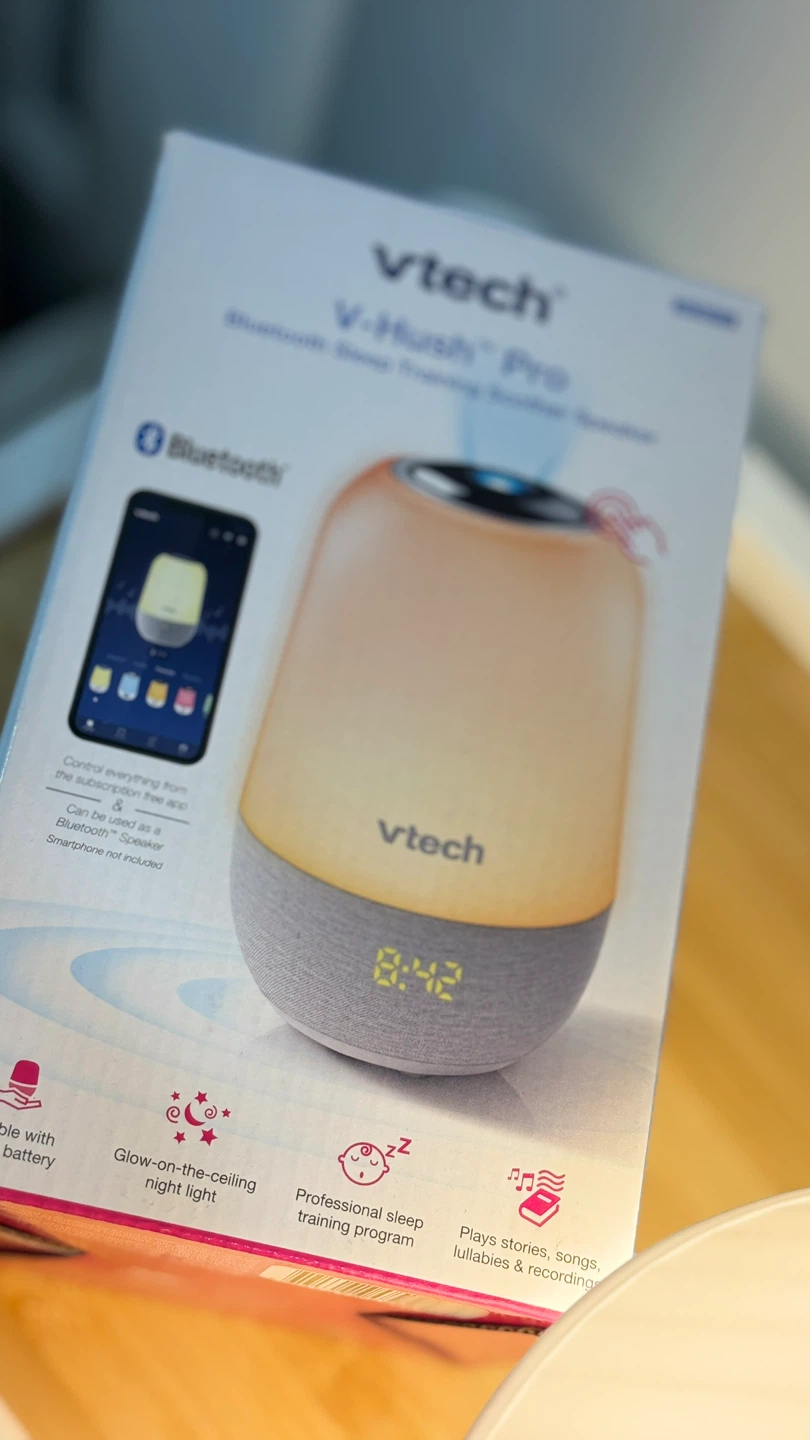 VTech V-Hush Pro Bluetooth Sleep Training Soother