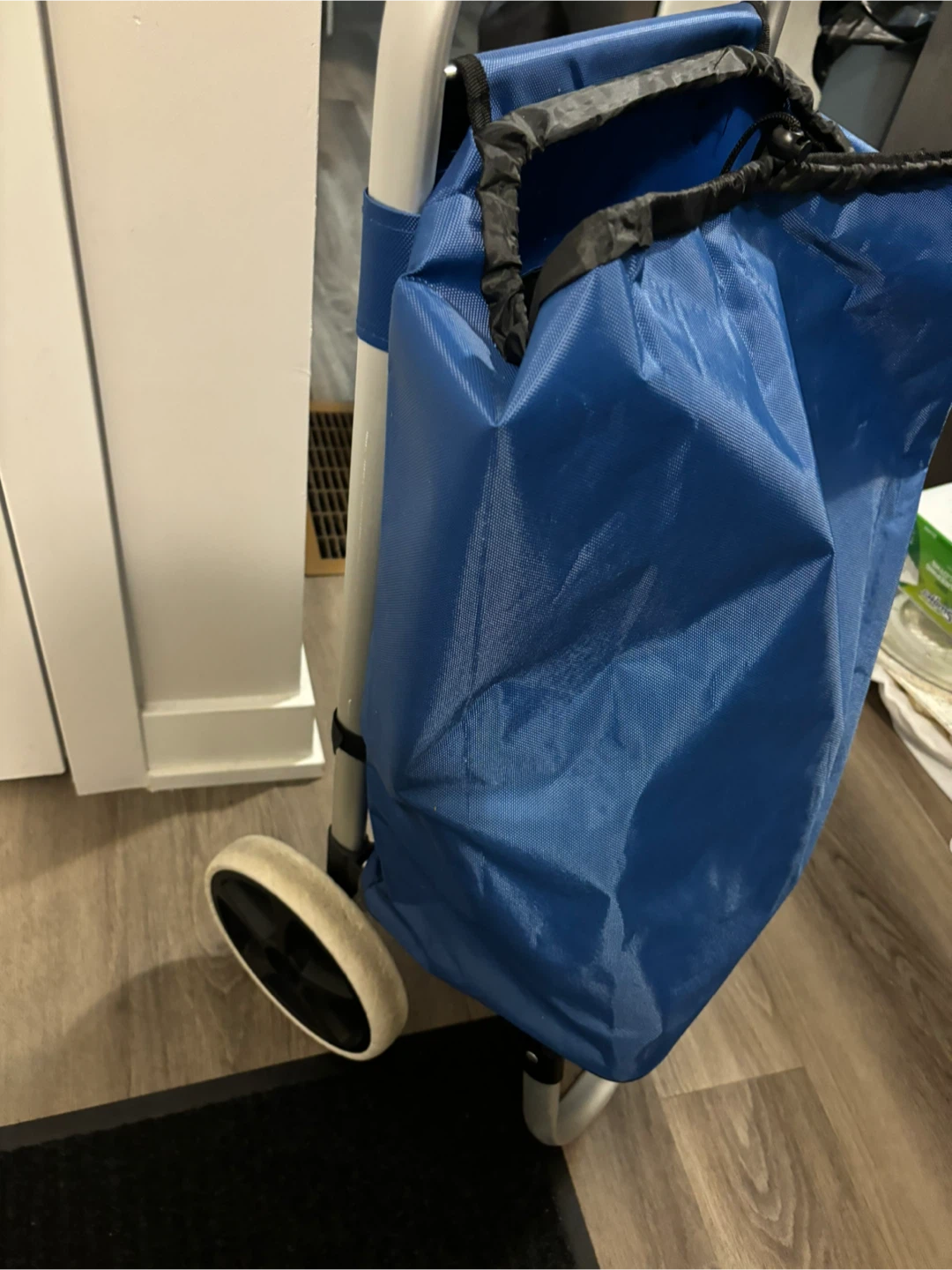 Blue Rolling Shopping Cart - photo 3