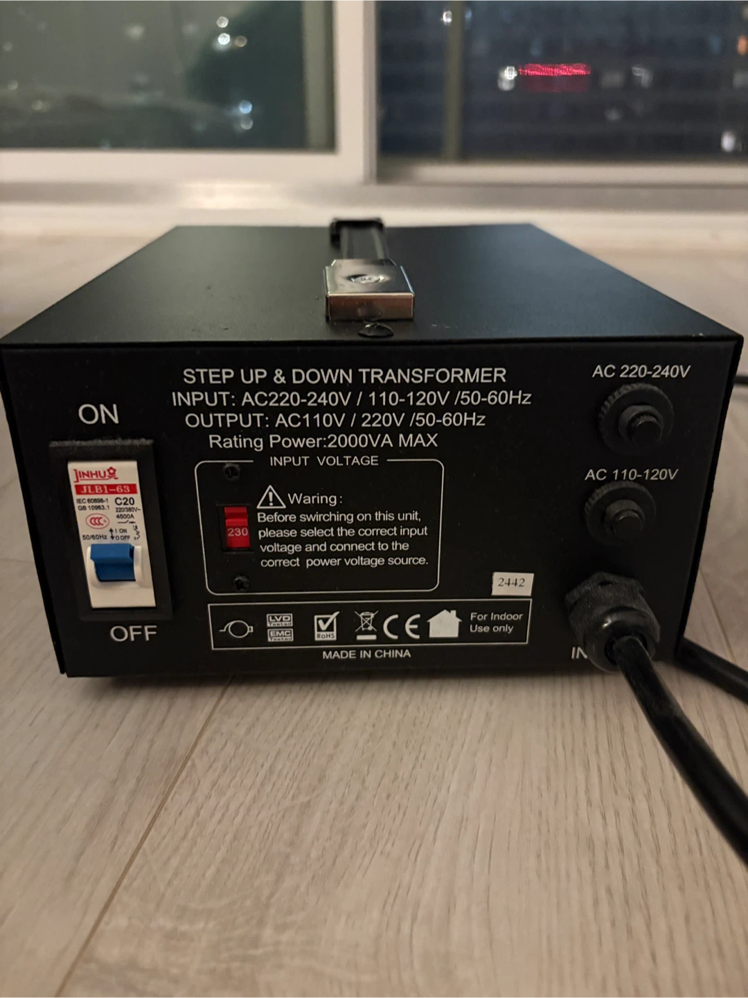 ‼️FINAL PRICE (moving)ELC T-2000 Voltage Transformer - photo 2