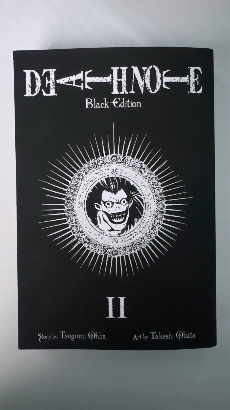 Death Note Black Edition Manga Volumes II, III, V, VI