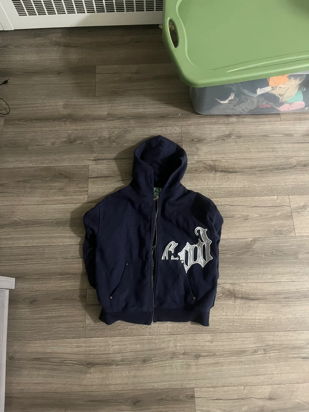 Godspeed Athleisure Navy Zip-Up Hoodie