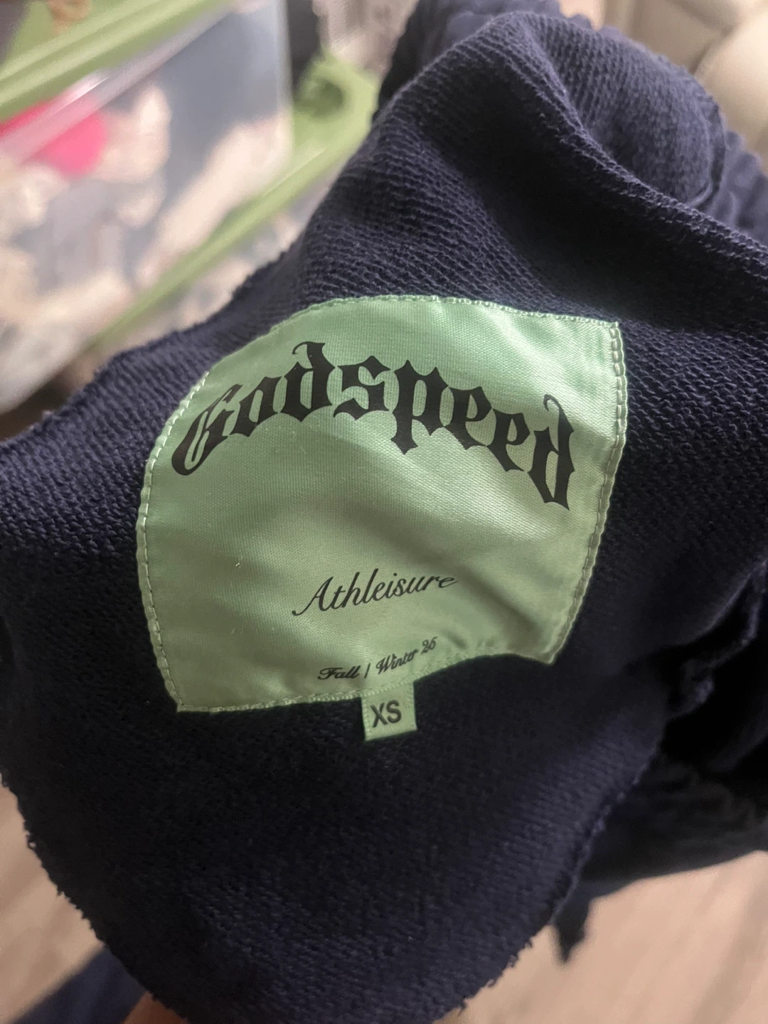 Godspeed Athleisure Navy Zip-Up Hoodie - photo 5