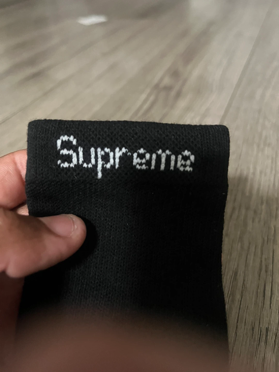 Supreme 2 Pair Cushion Crew Socks Black Size 6-12 - photo 3