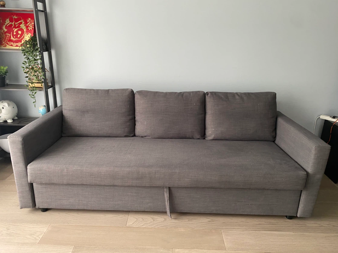 Grey Sofa Bed IKEA FRIHETEN - photo 2