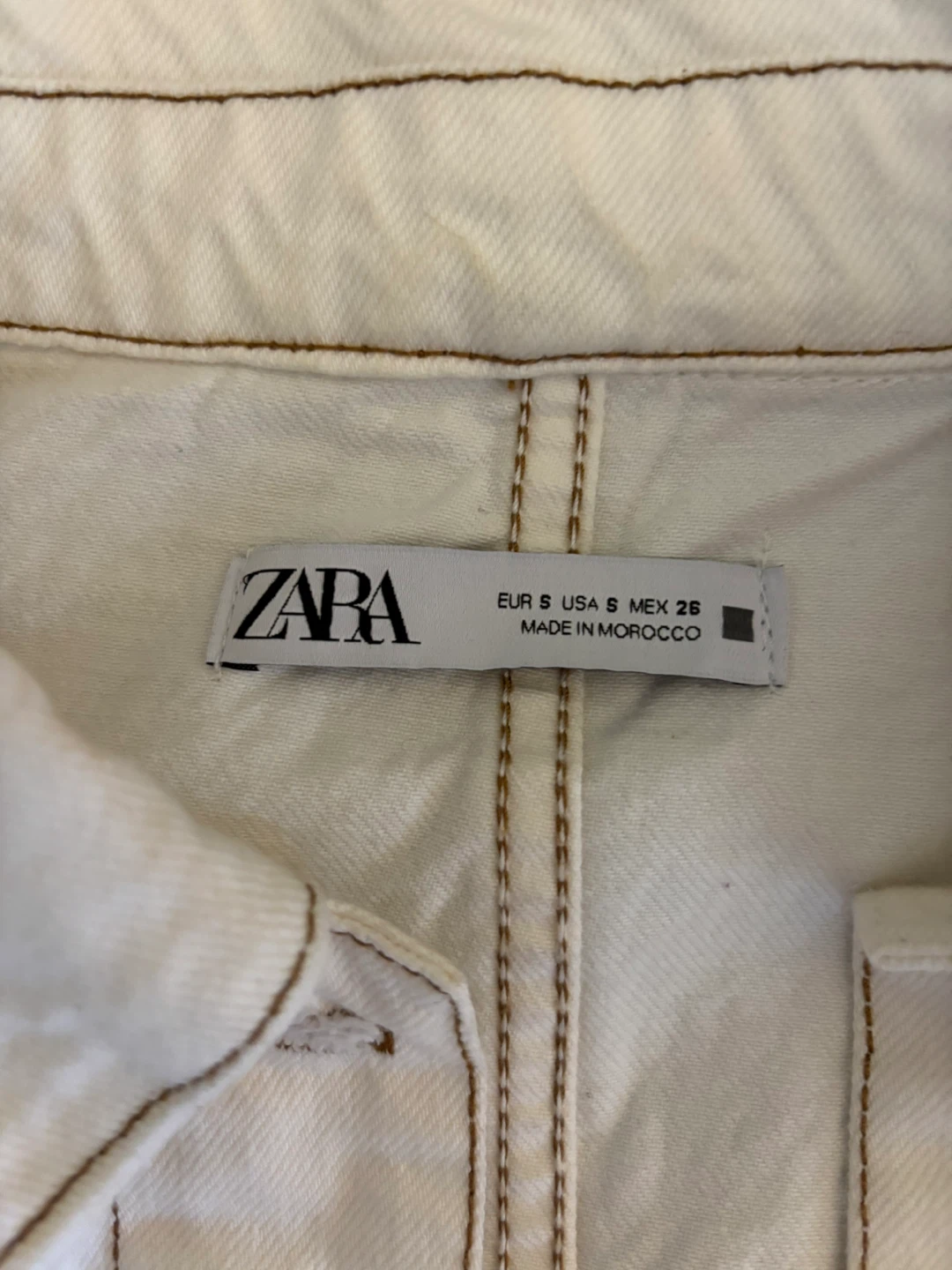 ZARA White Denim Jacket - photo 2