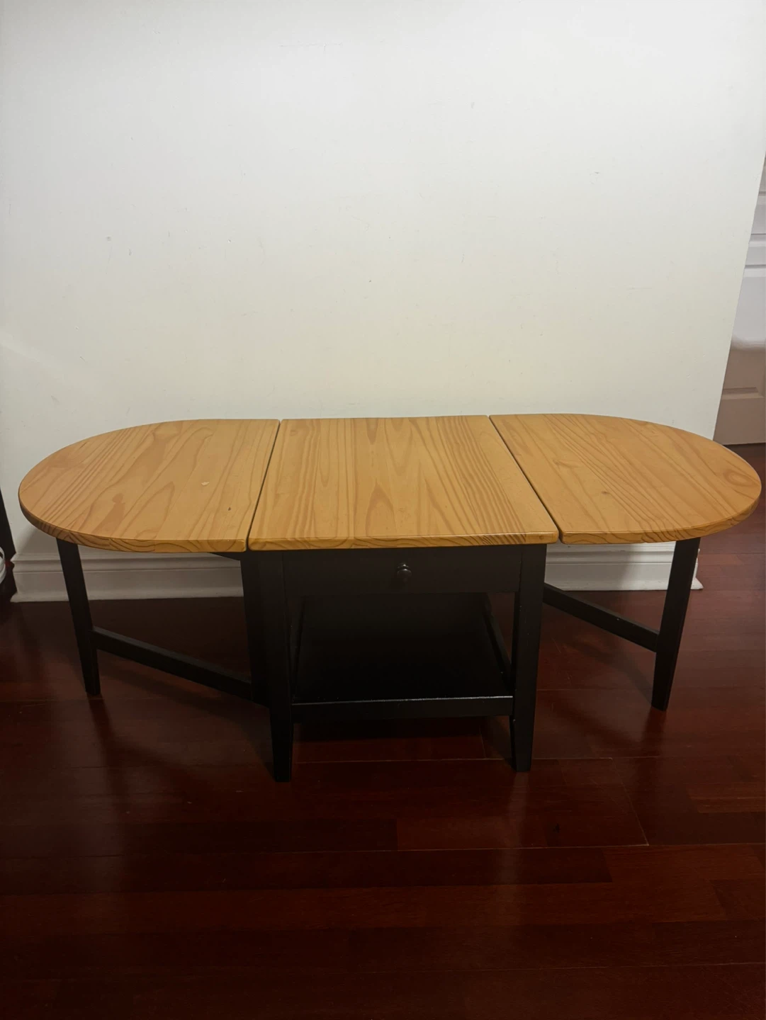 Drop-leaf Table with Drawer - photo 3