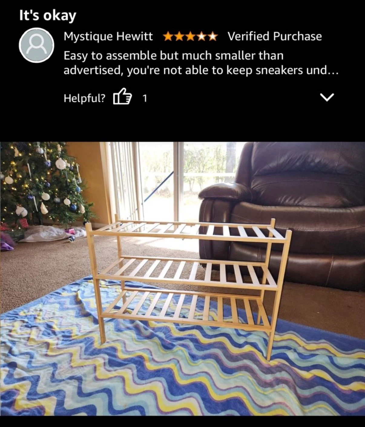 SMIRY 3-Tier Bamboo Shoe Rack - photo 4