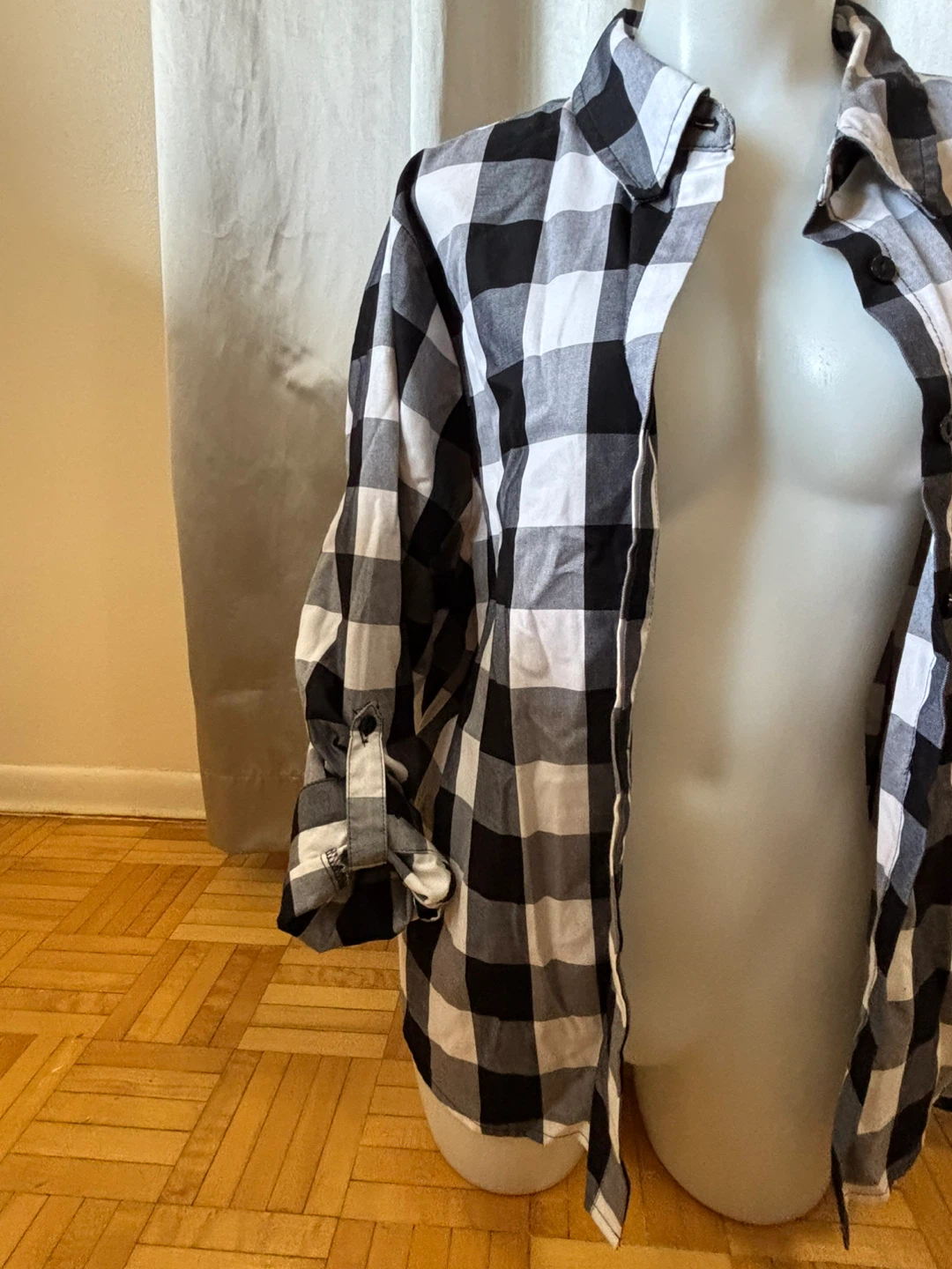 Black and White Buffalo Plaid Shirt - photo 2