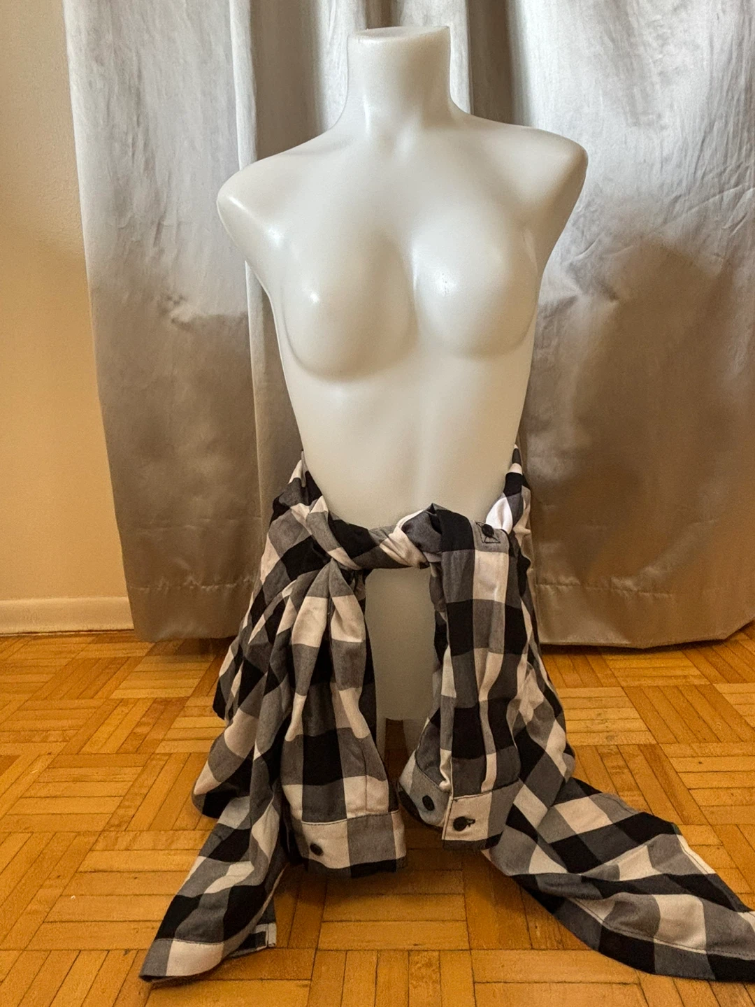 Black and White Buffalo Plaid Shirt - photo 3