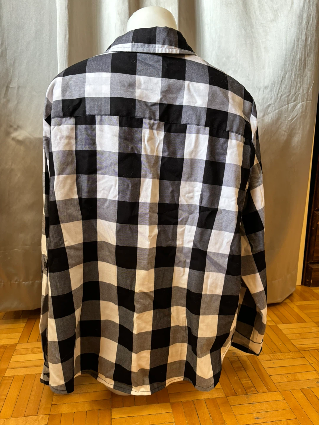 Black and White Buffalo Plaid Shirt - photo 5