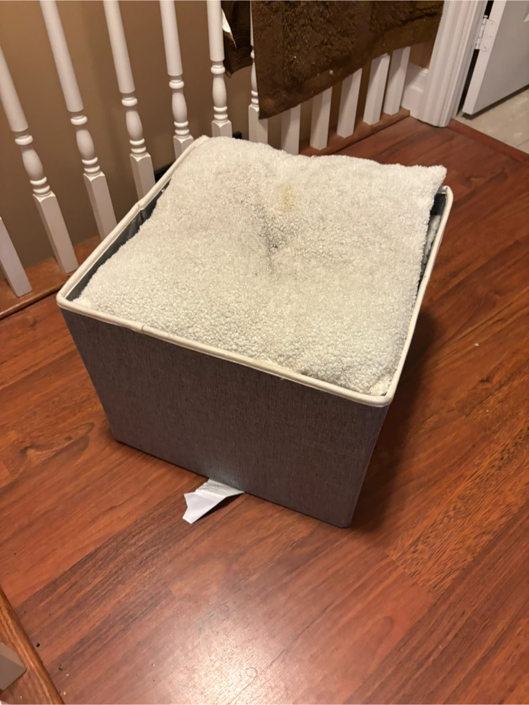 Cat Cube House Condo with Plush Bed and Scratch Pad - photo 5