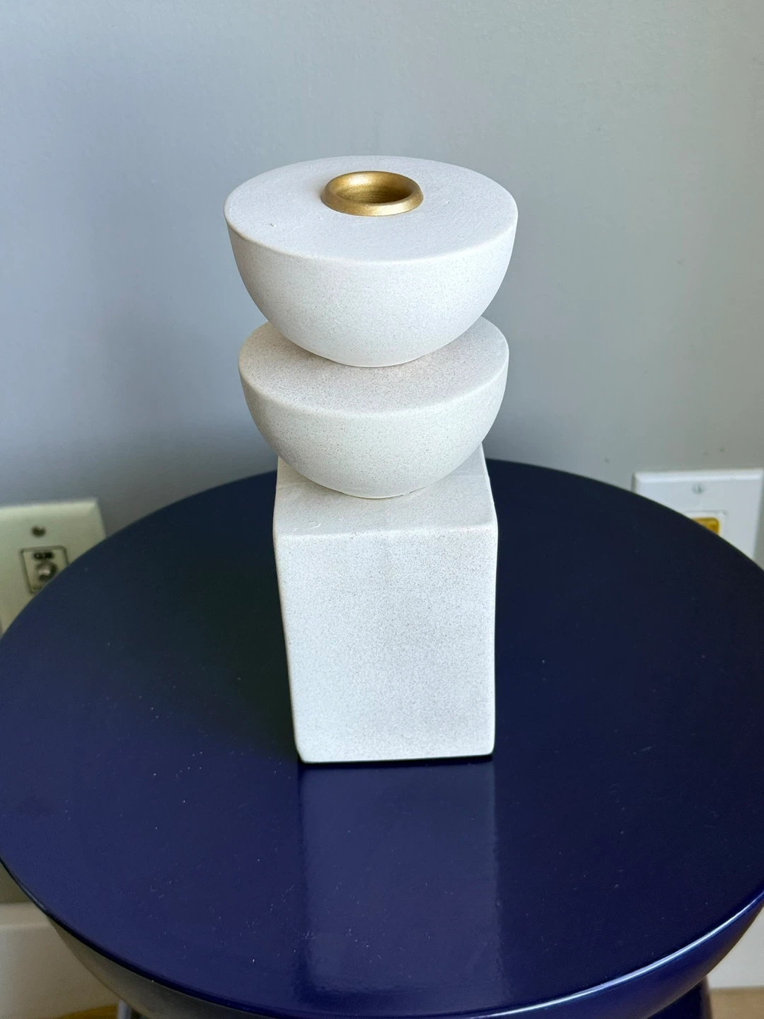 H&M Home Stoneware Sculptural Candle Holder - photo 3