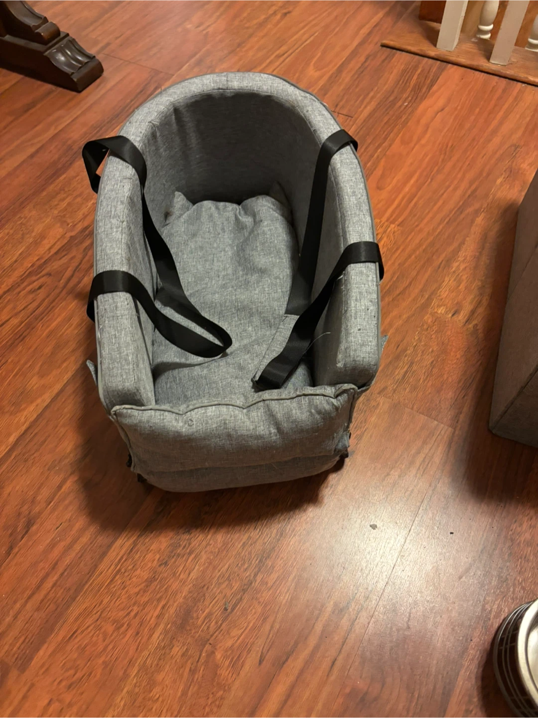 Grey Pet Car Seat Booster