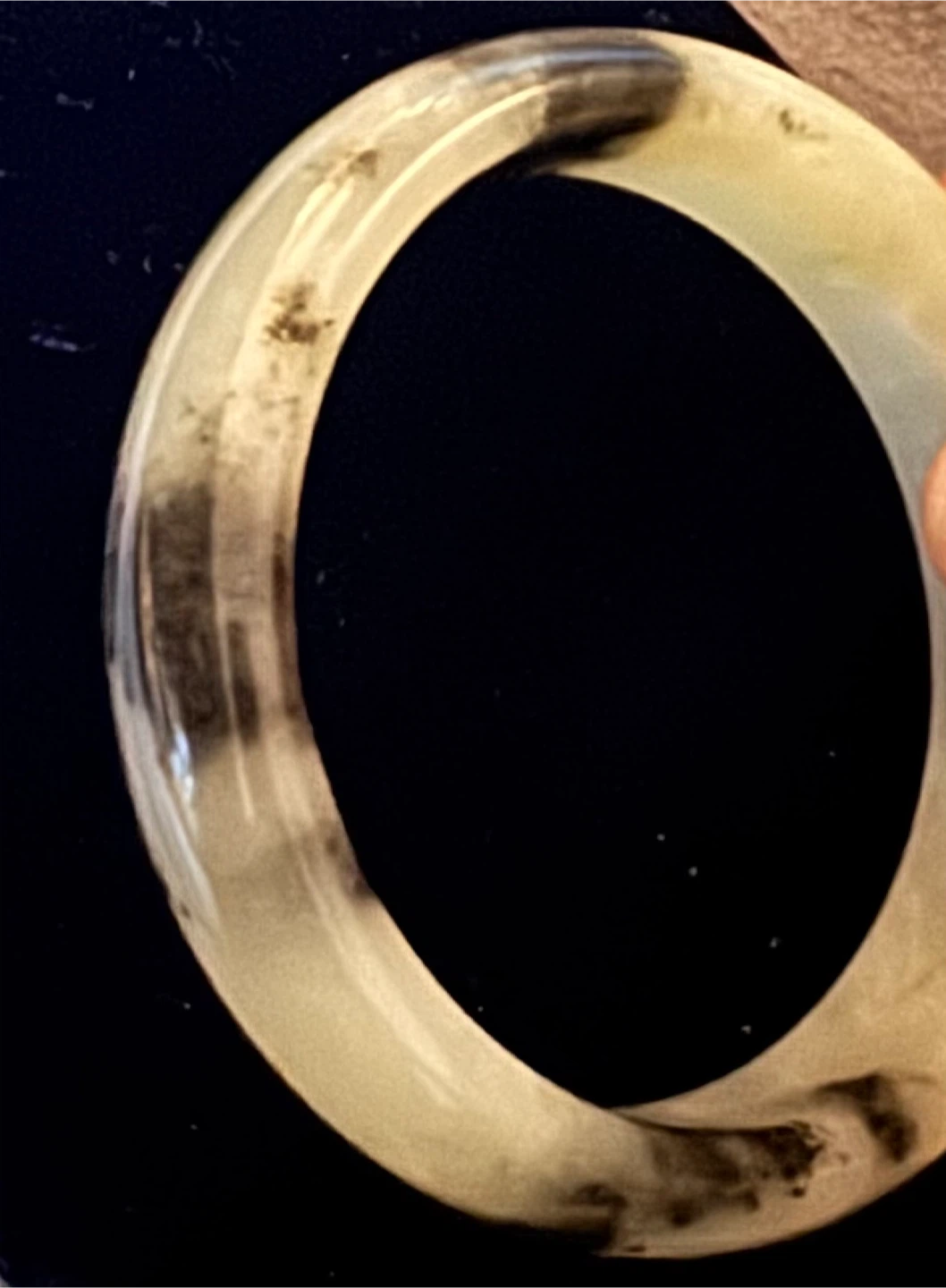 Natural Jadeite Bangle Bracelet - photo 2