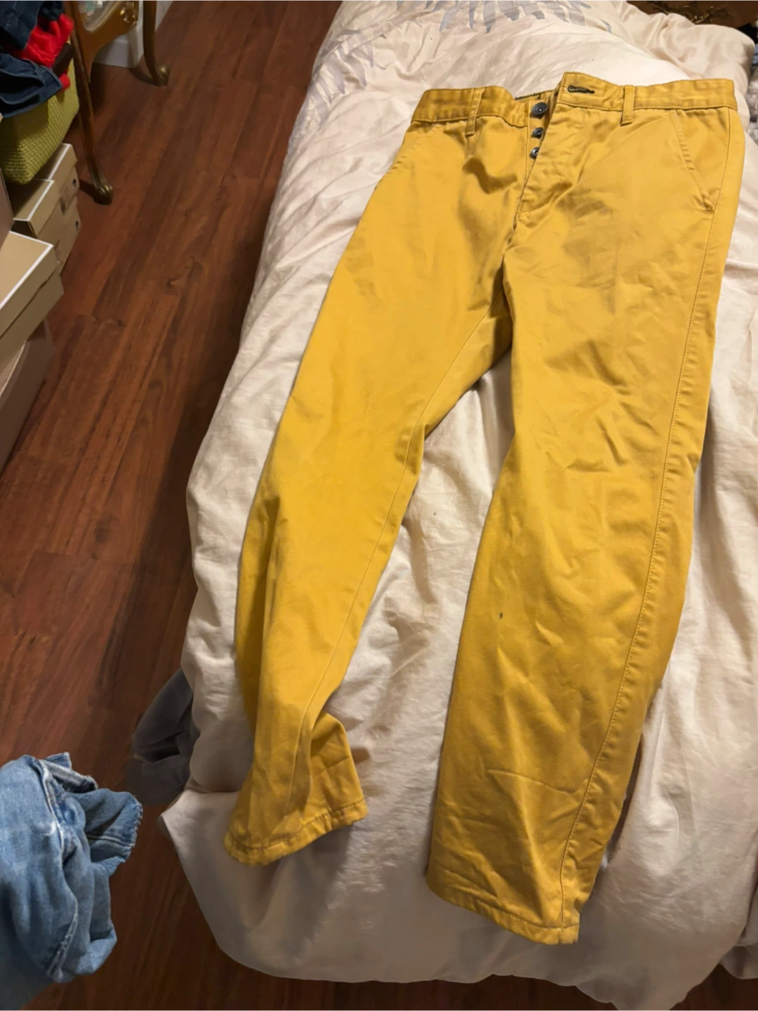 DROENIM JEANSMAKERS Yellow Chinos- Size Medium - photo 2