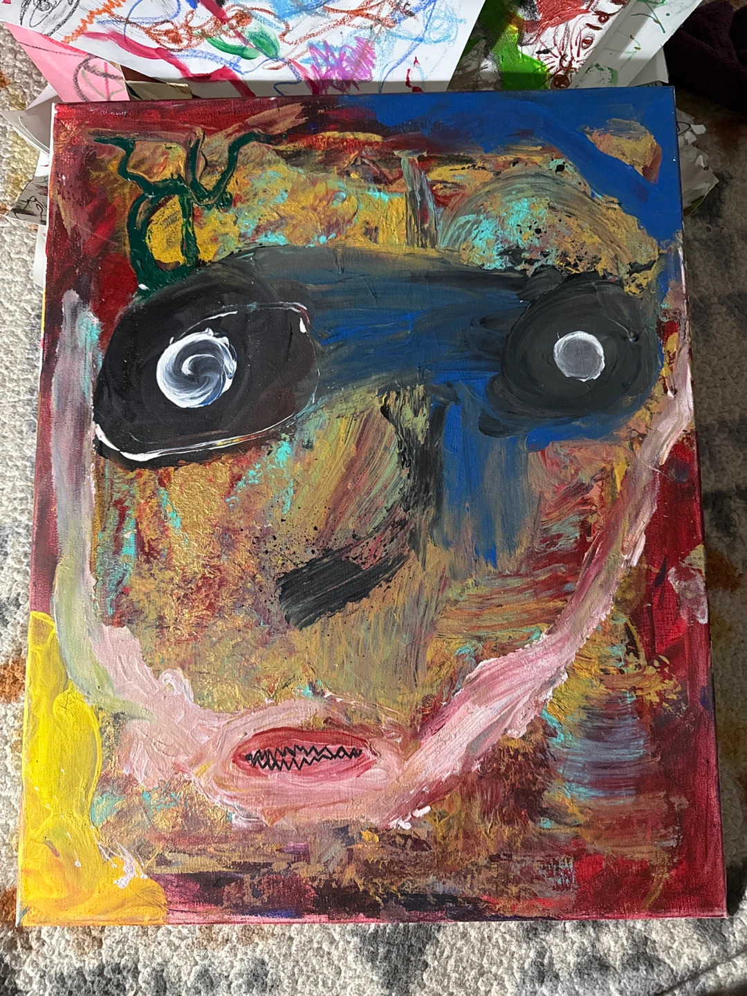 Abstract Portrait Painting