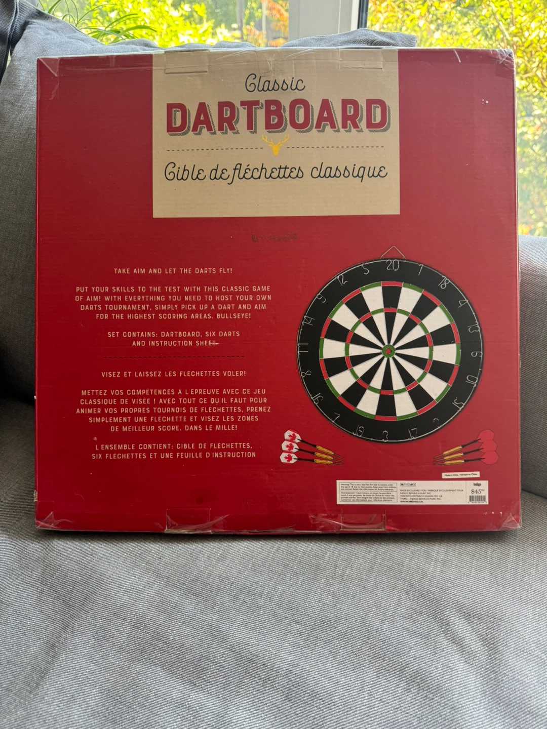 Classic Dartboard Set with Darts - photo 2