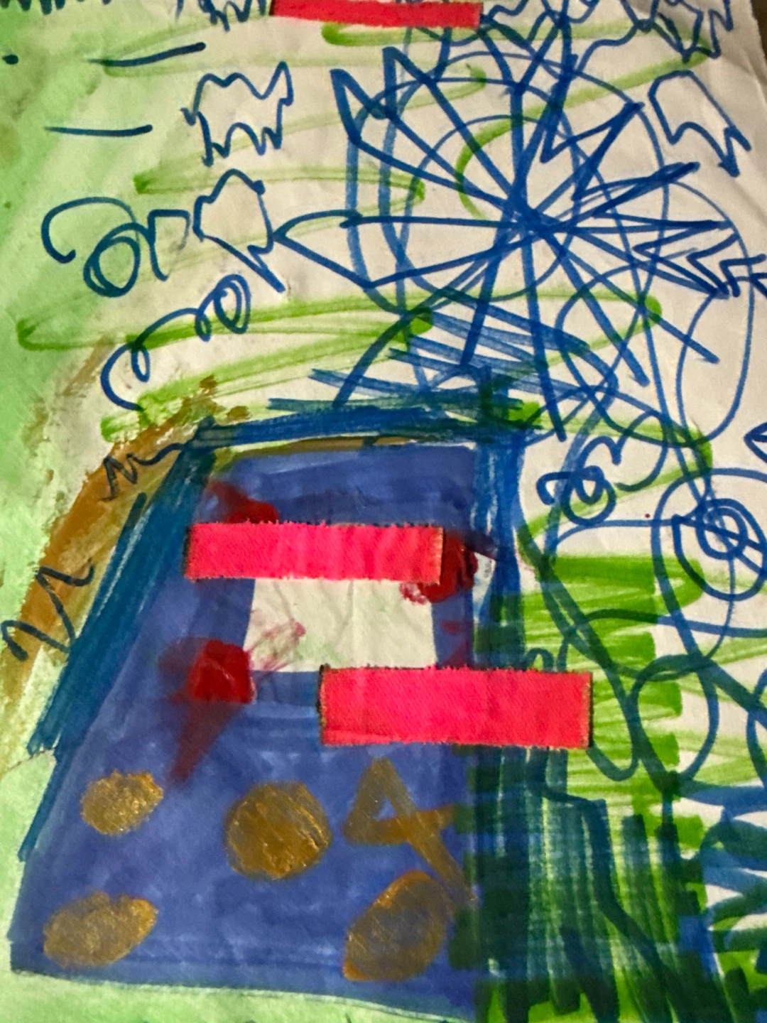 Handmade Mixed Media Art Piece - photo 3