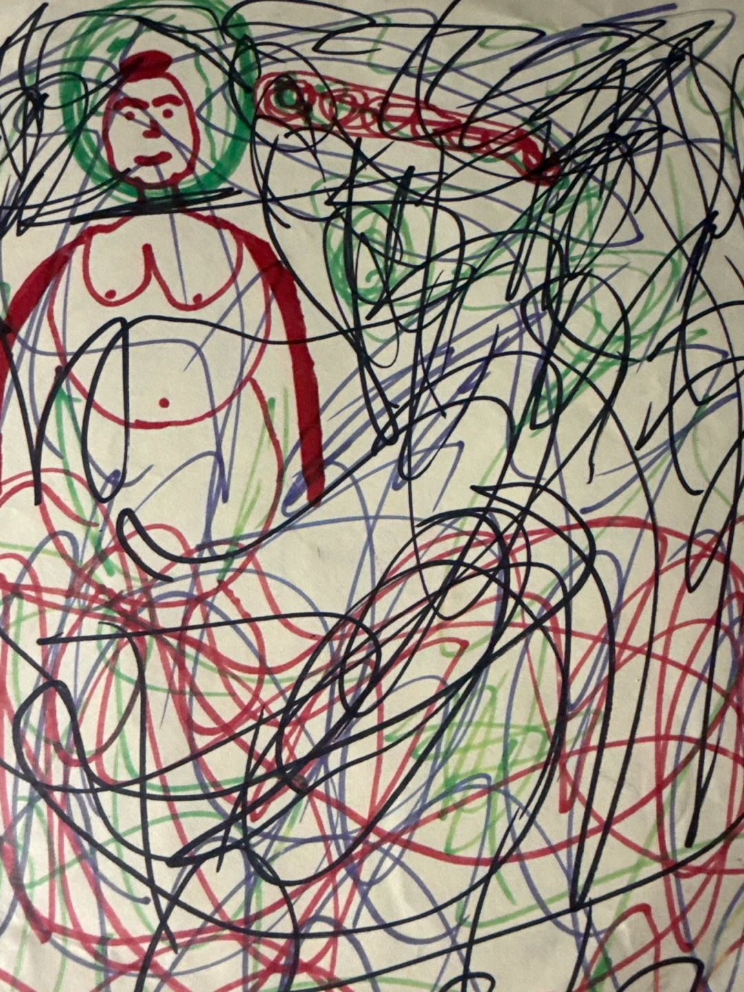Original Artwork - Abstract Figure Drawing - photo 2