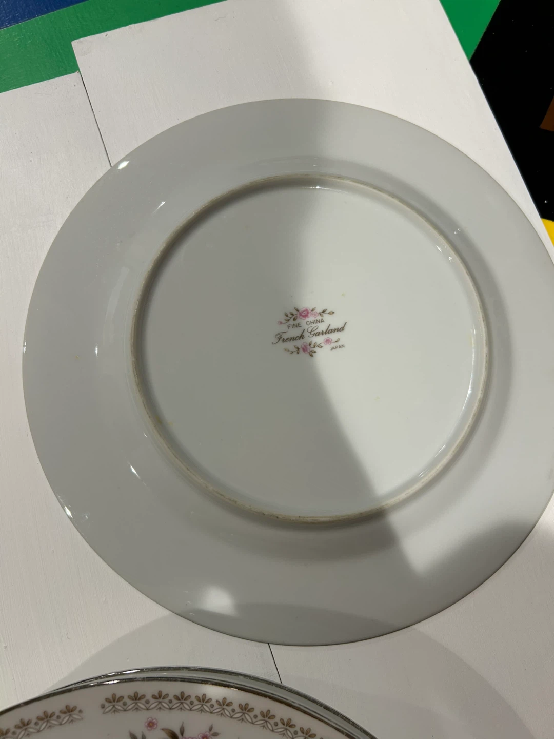 1950s Vintage Fine China French Garland Japan Plates 10 1/4 " - photo 5