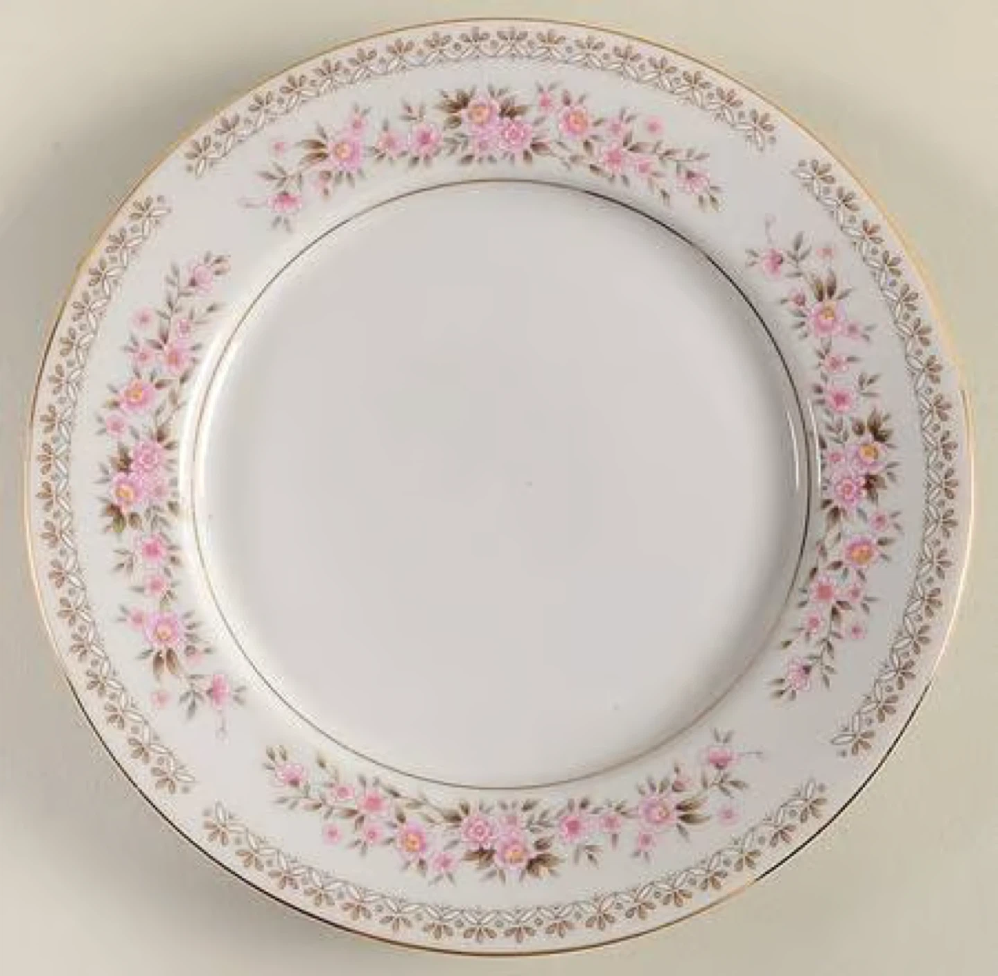 1950s Vintage Fine China French Garland Japan Plates 10 1/4 "
