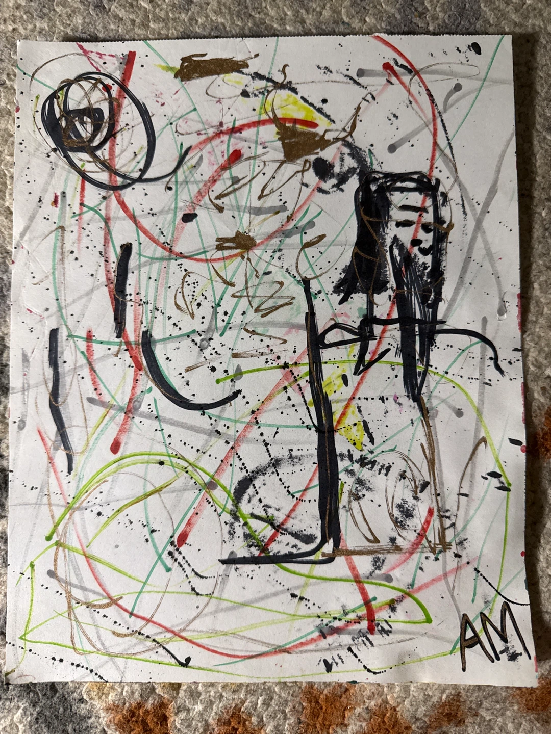 Abstract Art Painting by AM