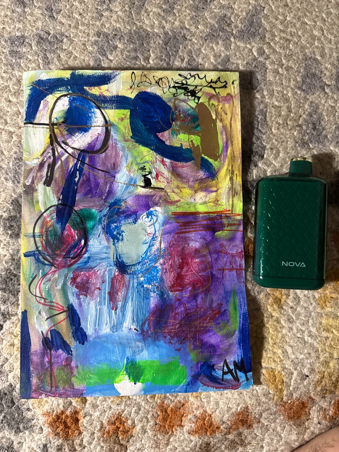Abstract Painting "AM" - photo 3