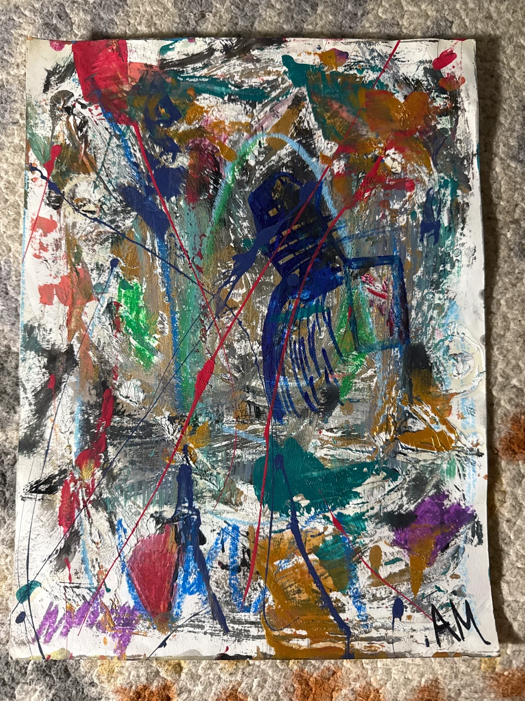 Abstract Expressionist Painting